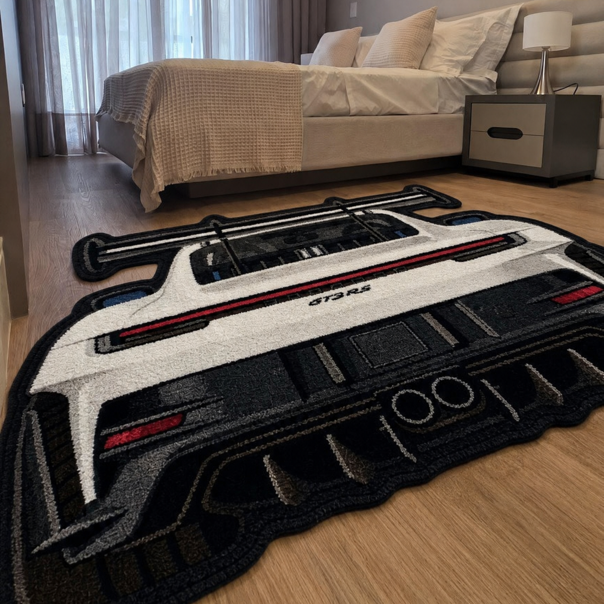 Track Legend Tufted Wool Rug | Motorsport Collection — MAVIC